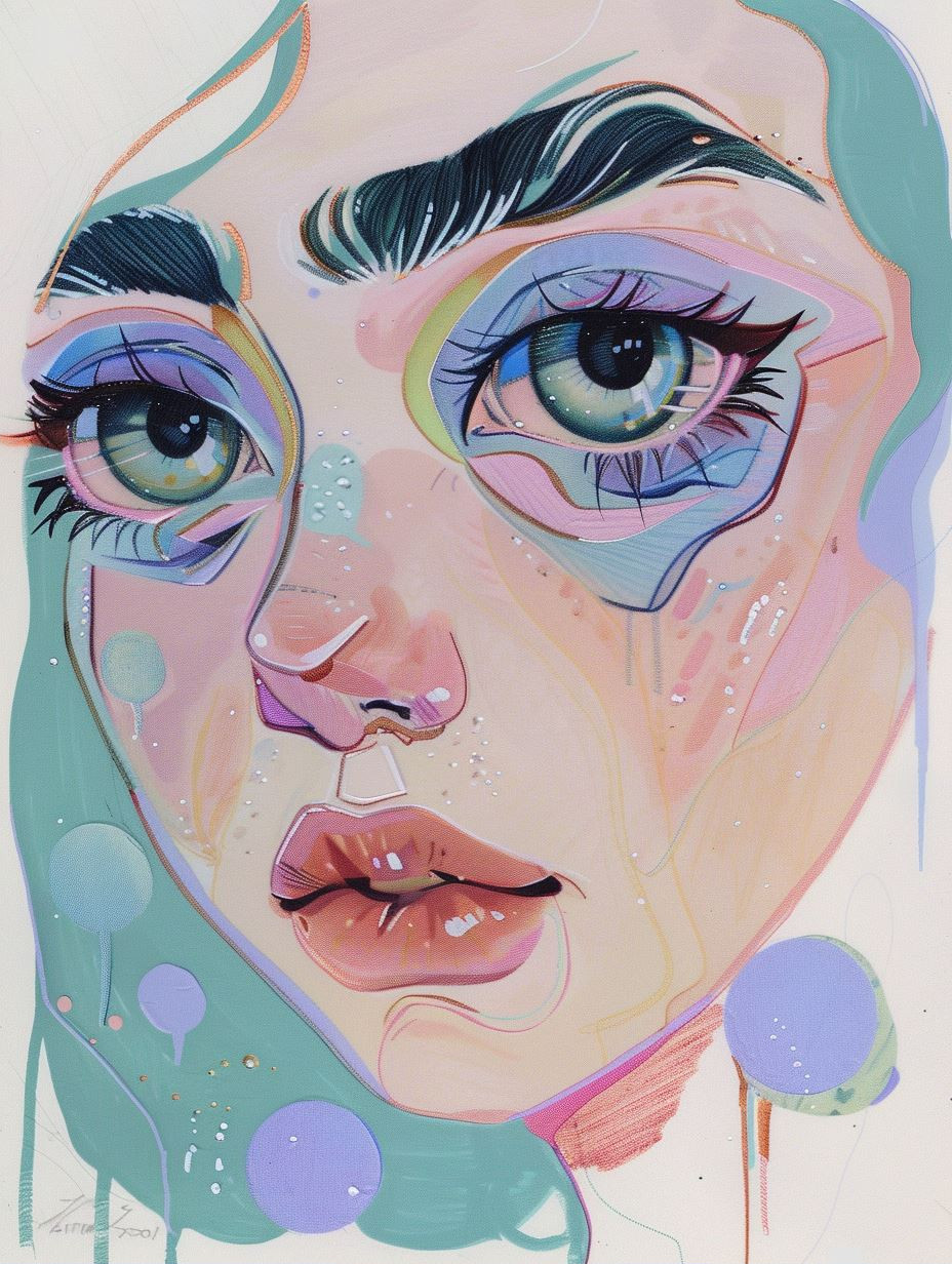Ethereal Pastel Dream Portraits - Image 2