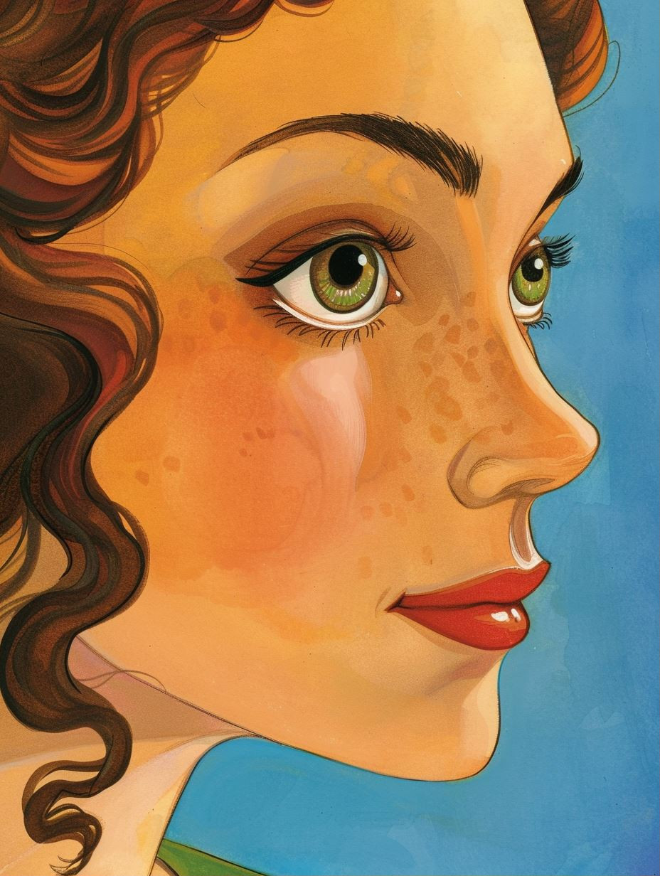 Sun-Kissed Vintage Portrait Art