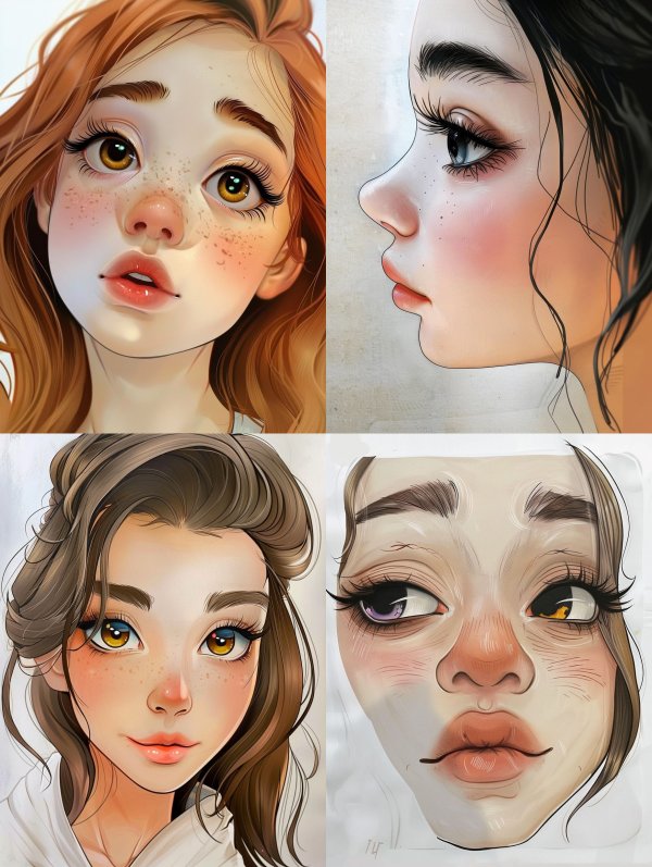 Digital Art Portraits of Ethereal Women