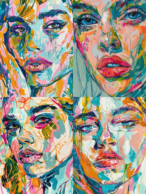 Chromatic Visions of a Woman