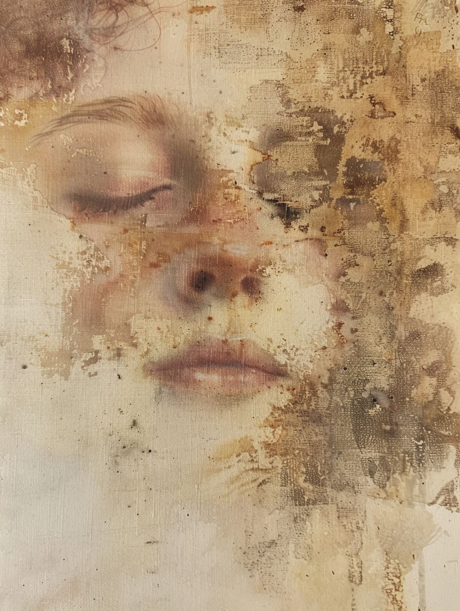Ethereal Gilded Memory Portraits - Image 1