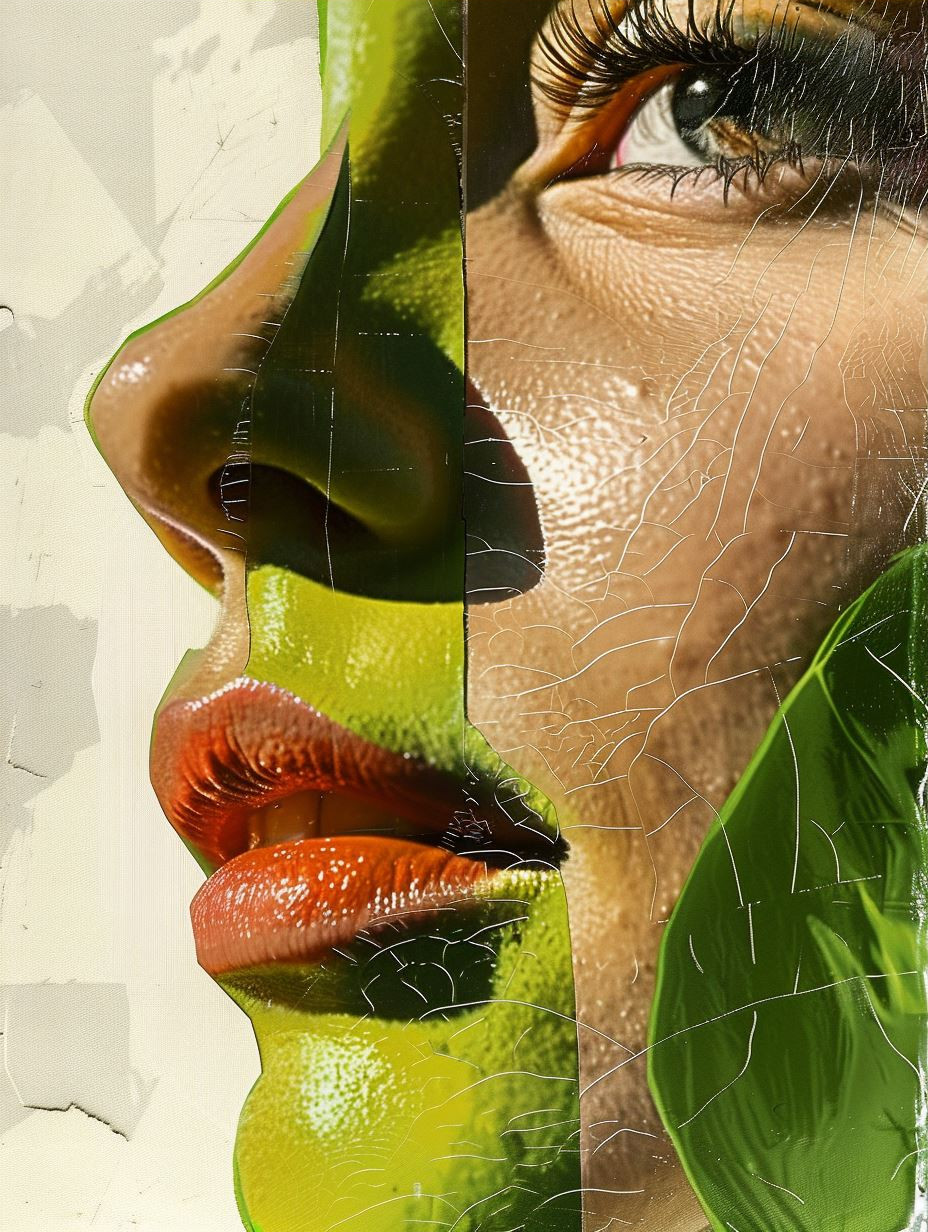 Fragmented Neon Gaze - Image 3