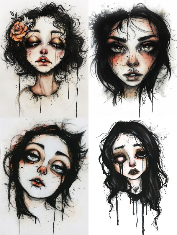 Melancholy Muse: A Study in Dark Art