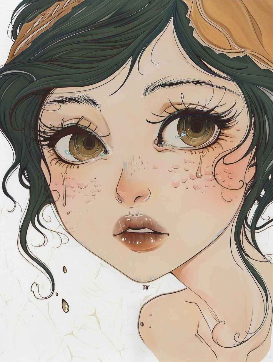 Ethereal Gazes: A Digital Art Study - Image 3