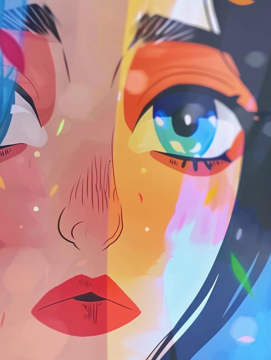 Ethereal Gaze of Starlit Dreams - Image 2