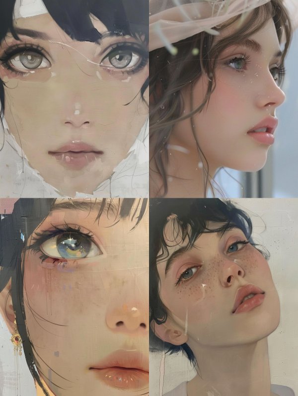 Ethereal Visions of Digital Beauty