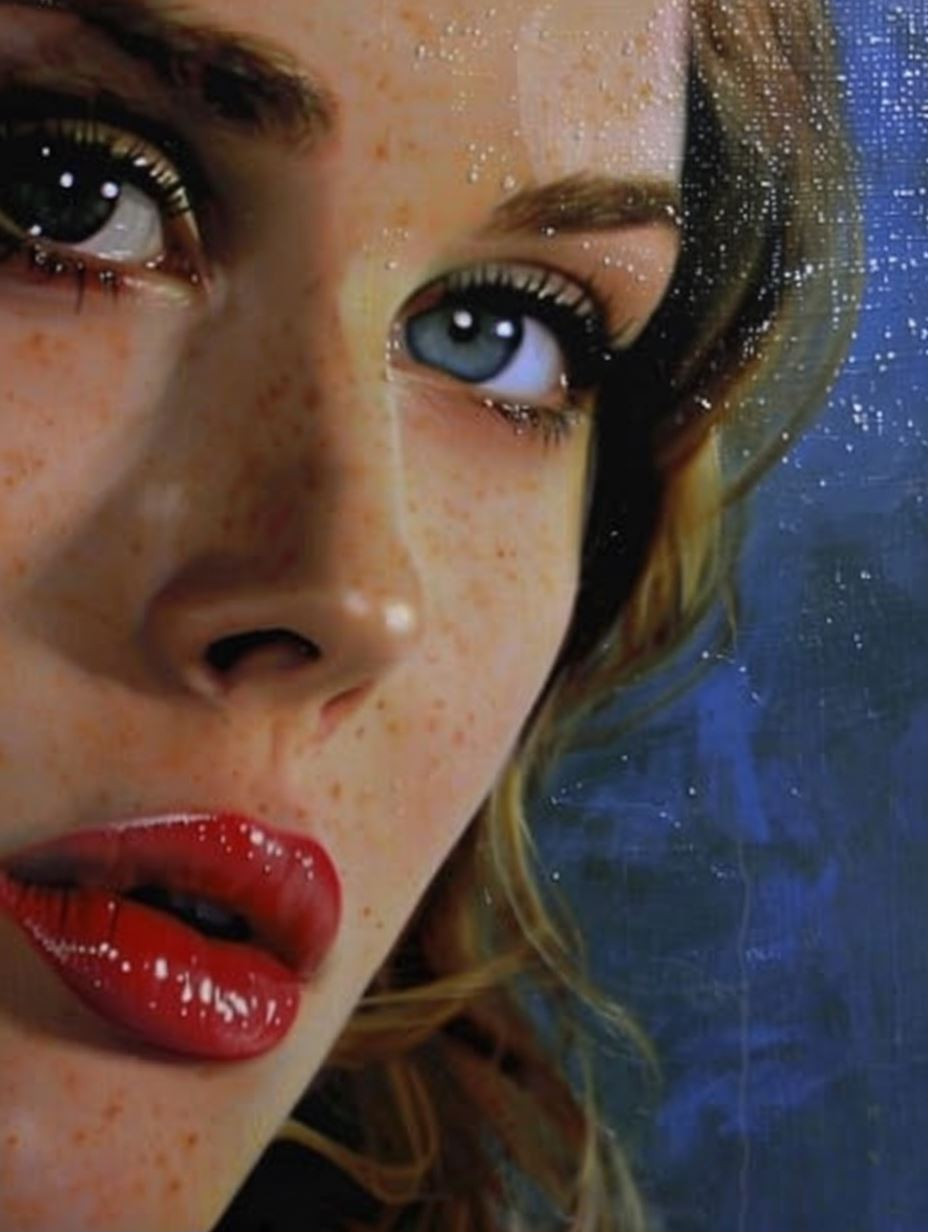 Cinematic Gaze and Glossy Textures - Image 1