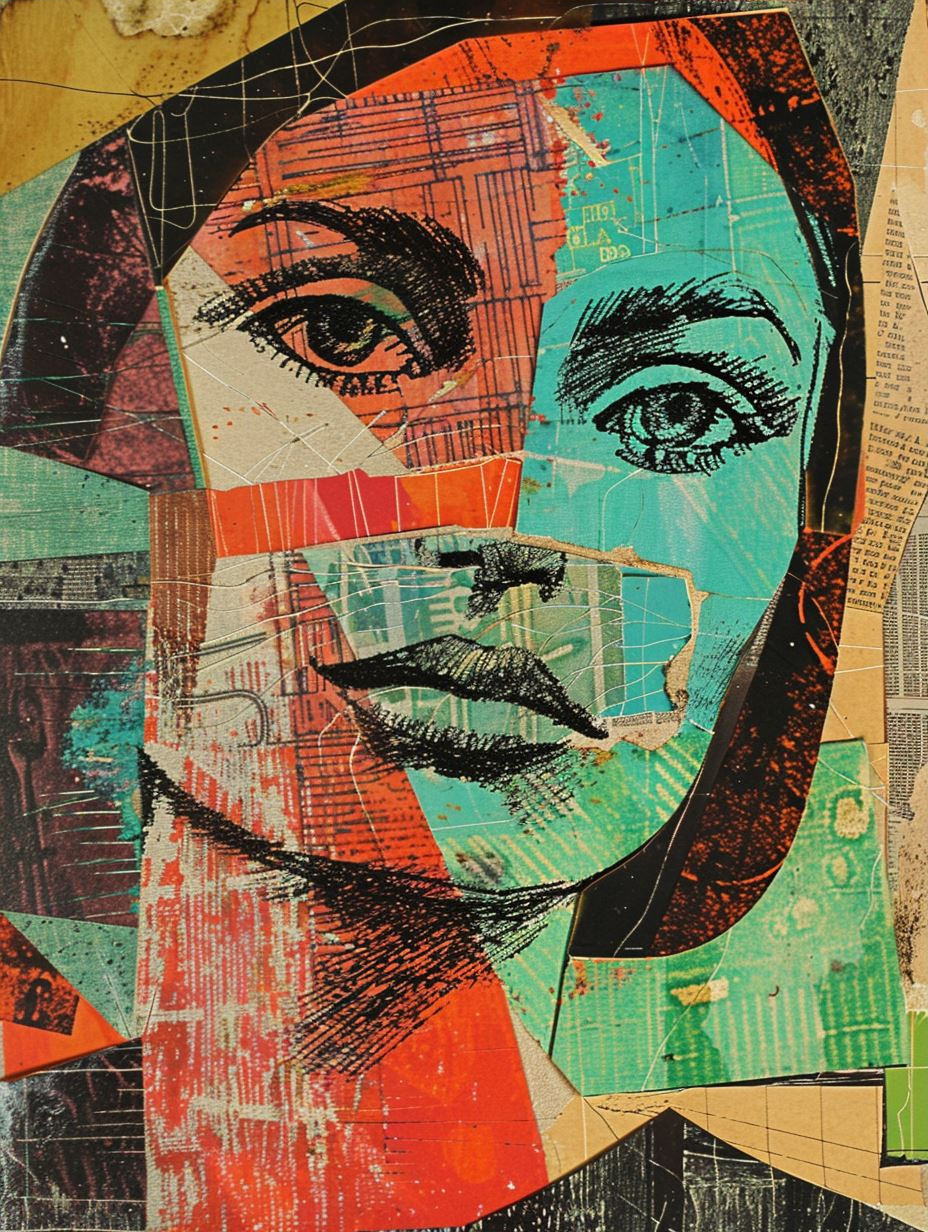 Fragmented Portraits in Abstract Color - Image 3
