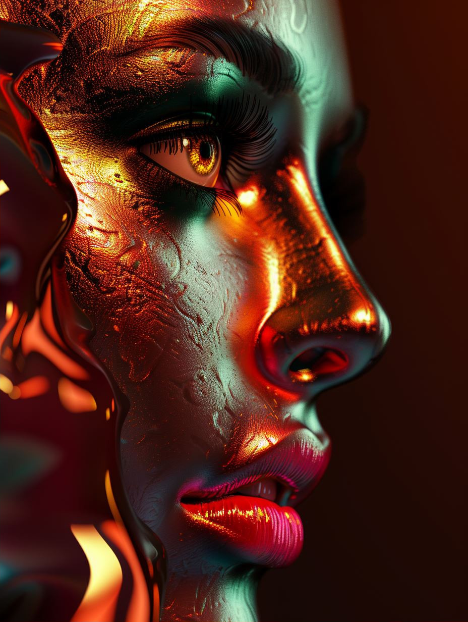 Molten Chrome Ethereal Portraits - Image 2