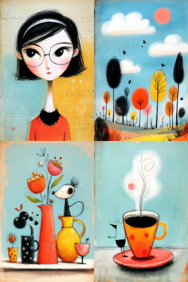 Whimsical Moments in a Stylized World