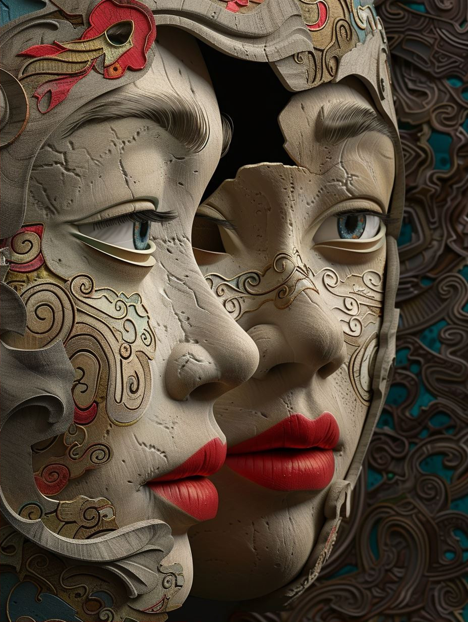 Ornate Surrealist Porcelain Dream - Image 2