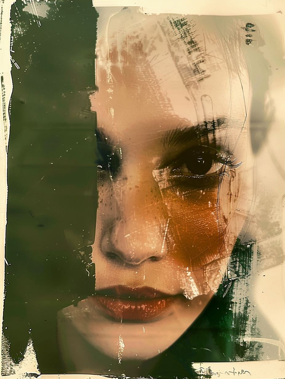 Melancholic Echoes in Mixed Media - Image 3