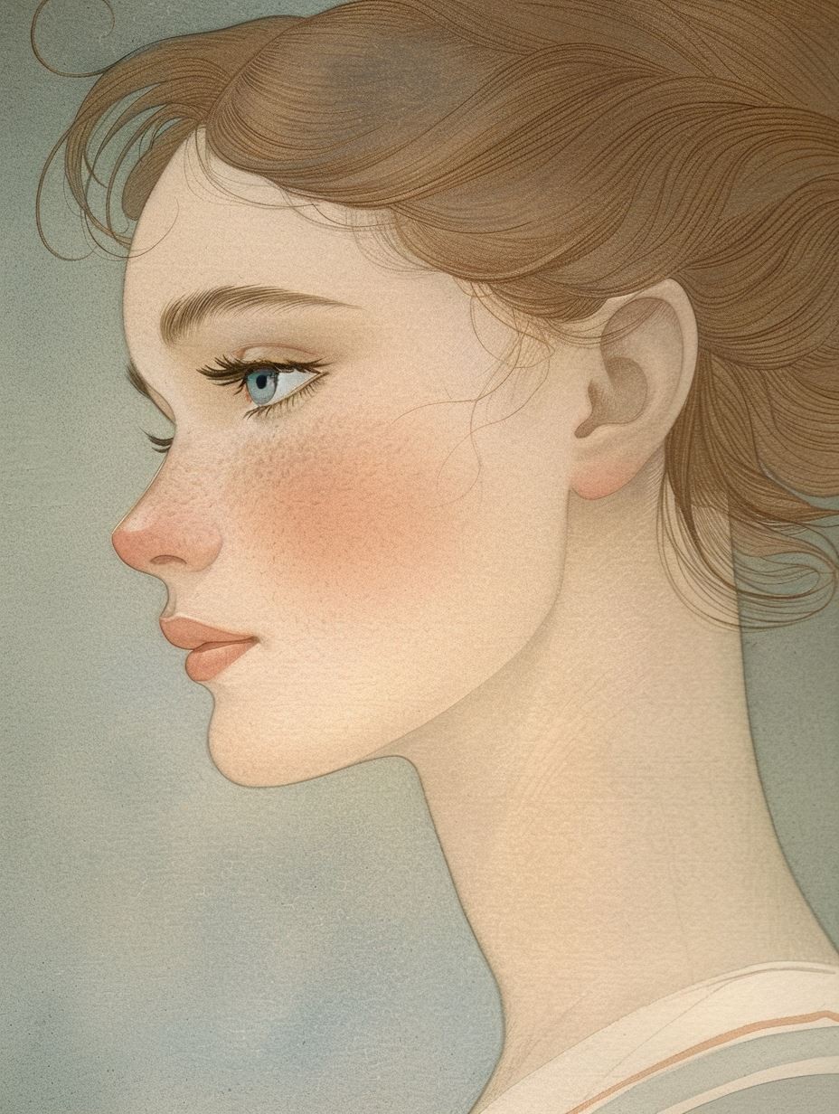 Soft Ethereal Pastel Portrait
