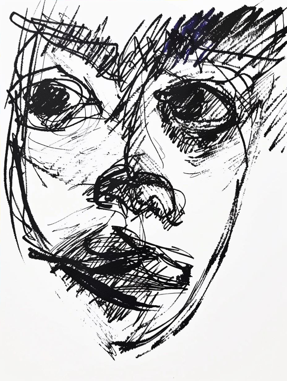 Vibrant Expressive Portrait Sketches - Image 4