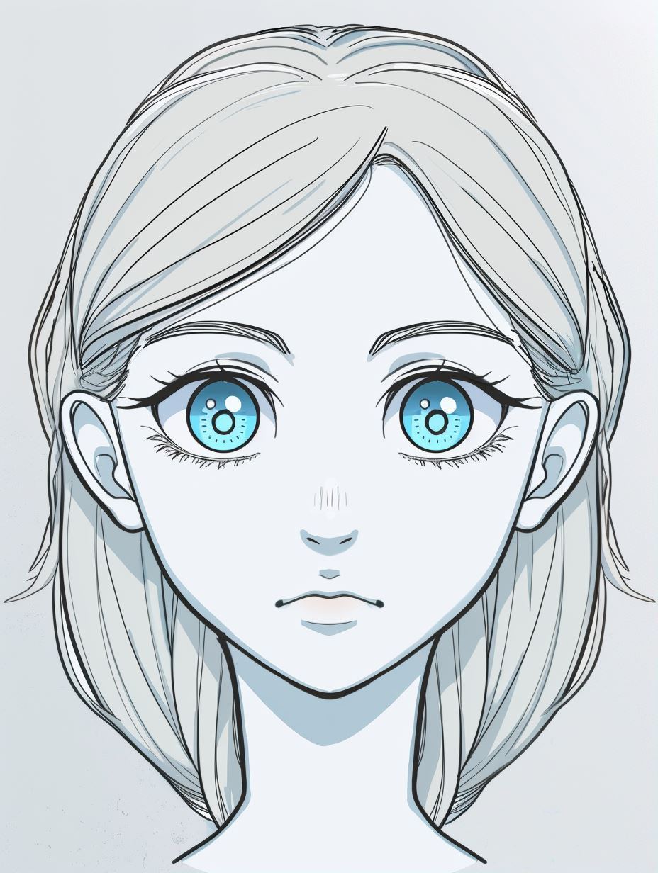 Ethereal Gaze of Digital Silence - Image 1