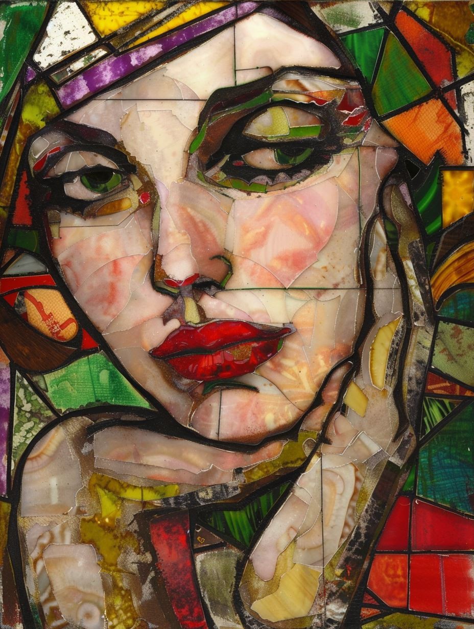 Fragmented Mosaic Portrait of Soul - Image 3