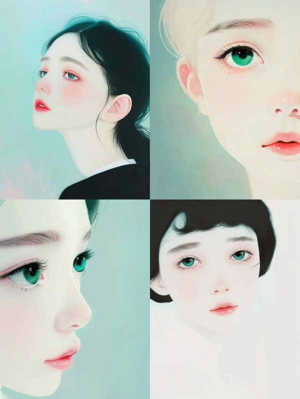 Ethereal Visions of Digital Beauty