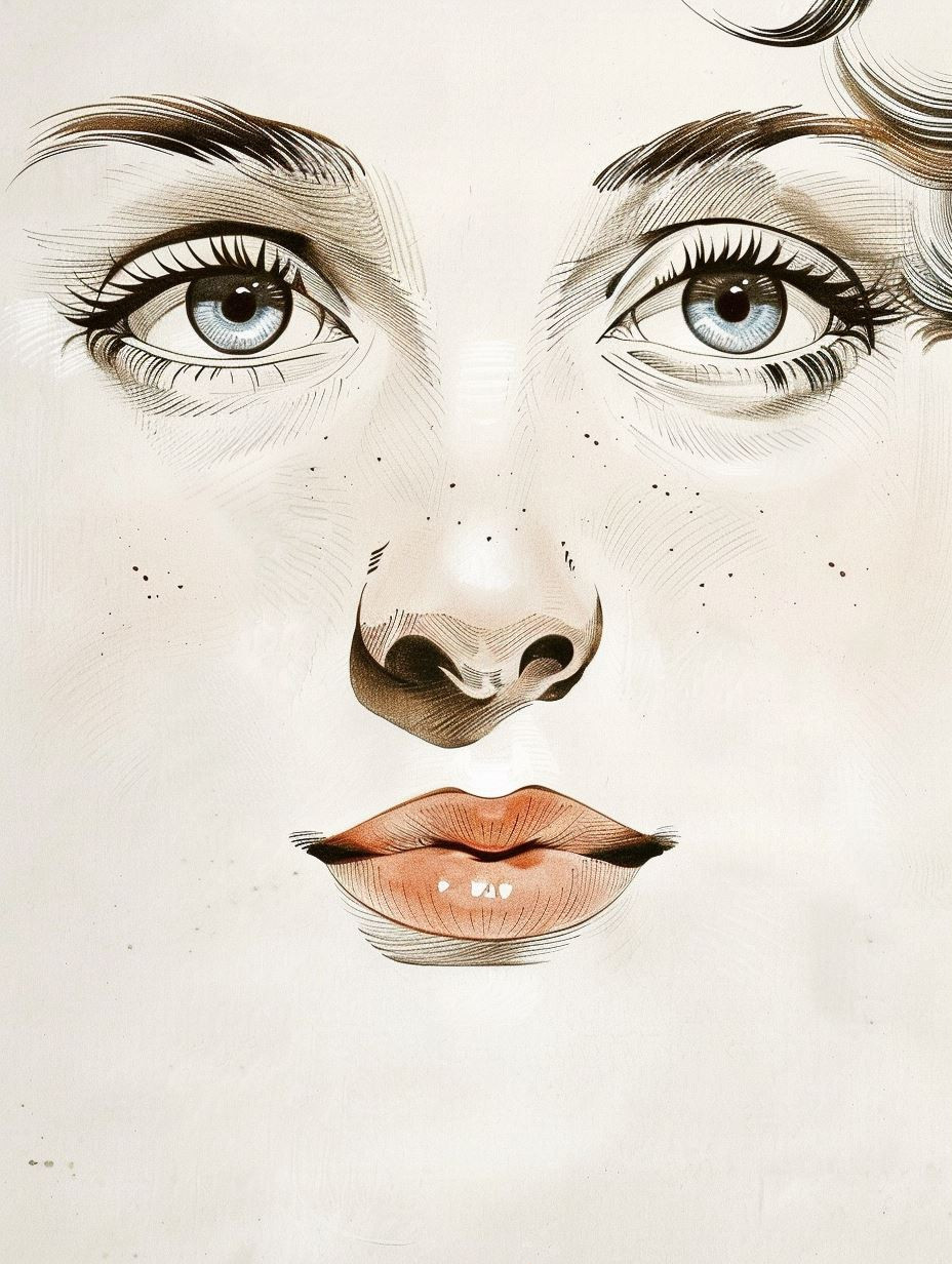 Ethereal Gaze: A Study in Portraiture - Image 1