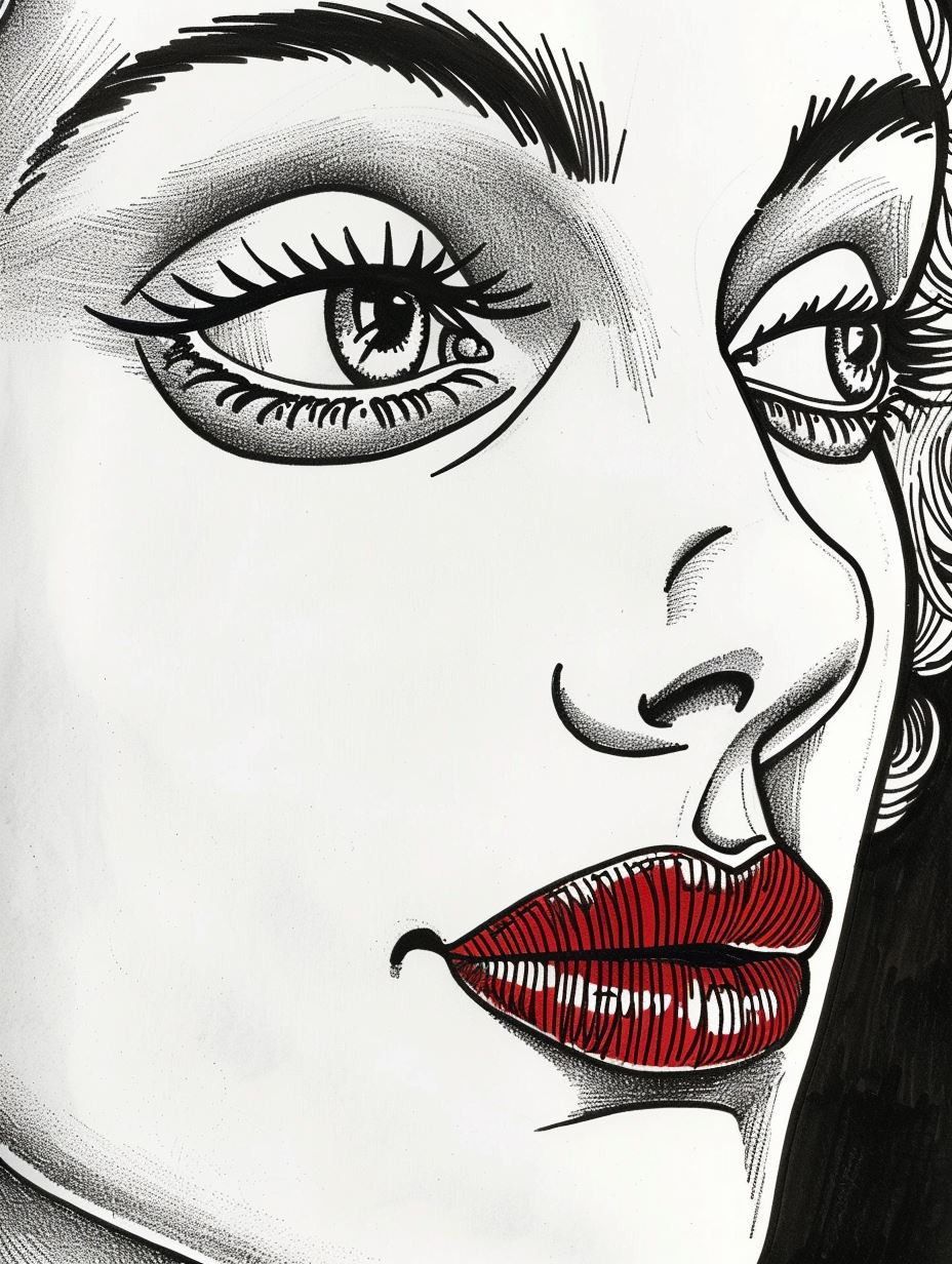 Crimson Ink Glamour - Image 1