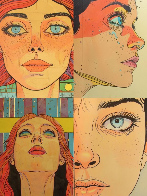 Modern Comic Portrait Study