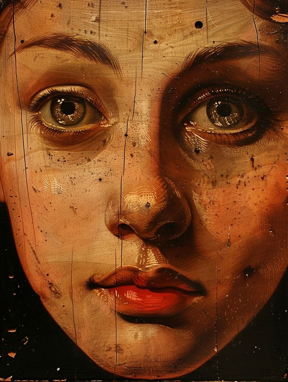 Weathered Bronze Portrait Studies - Image 2