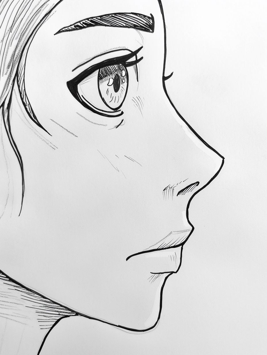 From Sketch to Life: Anime Portrait Study - Image 3