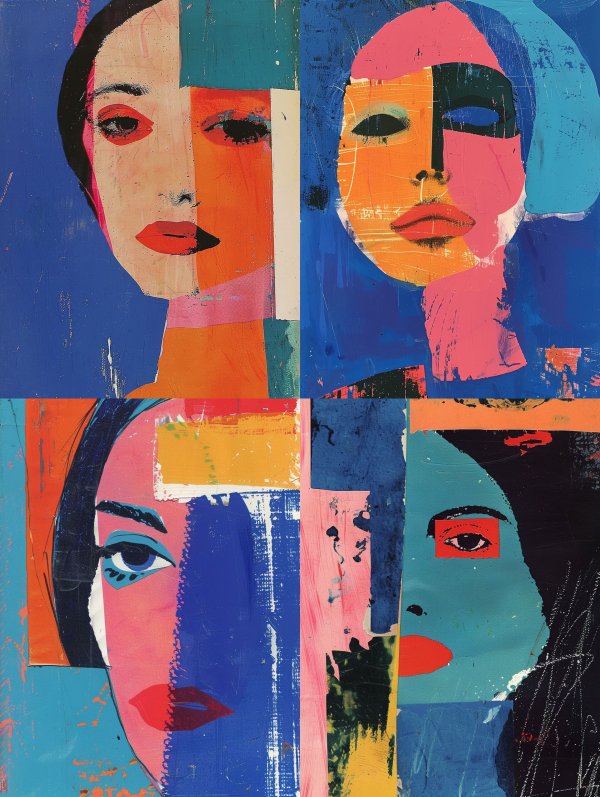 Fragmented Faces of Modern Color