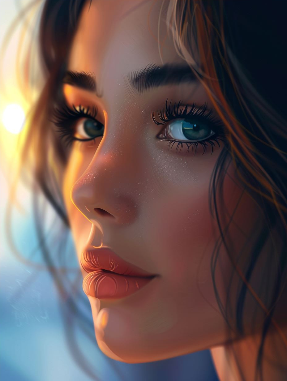 Golden Hour Glow: Ethereal Portraits - Image 4