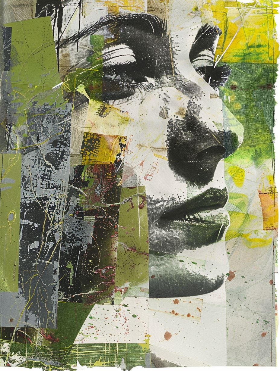 Fragmented Portrait of Freckled Beauty - Image 4