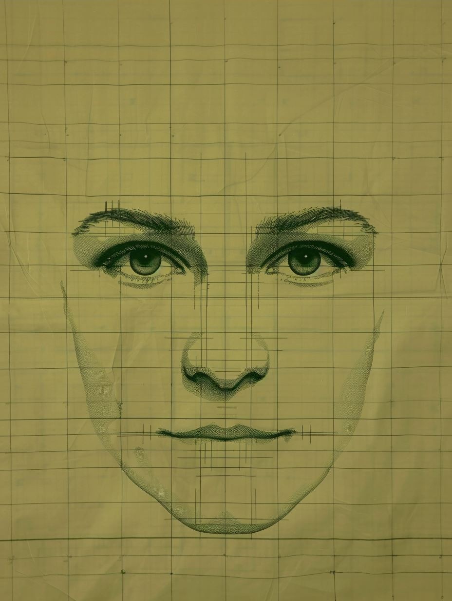 Technical Portrait of Freckled Beauty - Image 3
