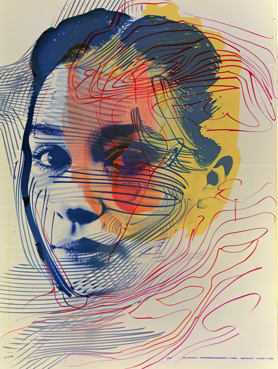 Prismatic Linear Portrait Study - Image 4