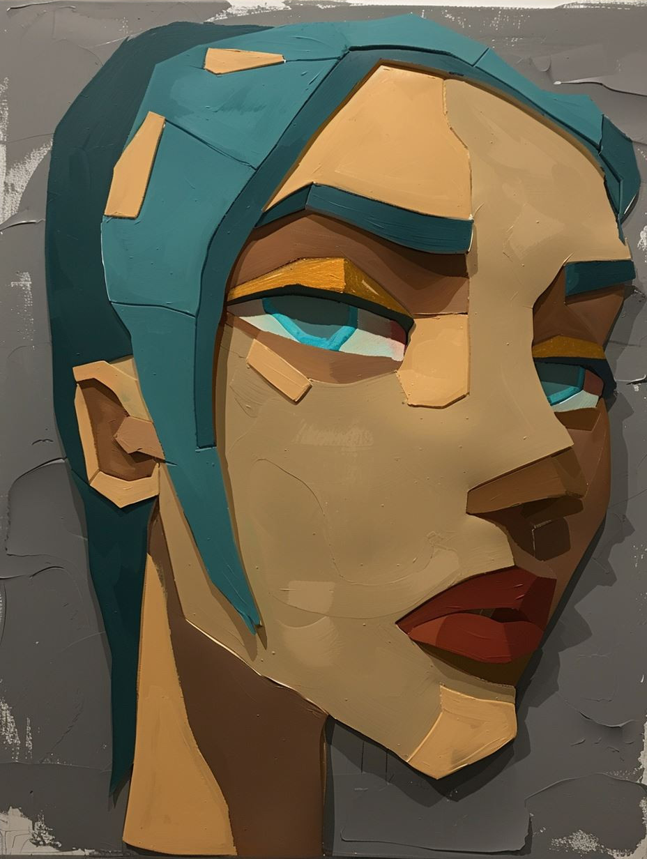 Angular Low Poly Portrait - Image 4