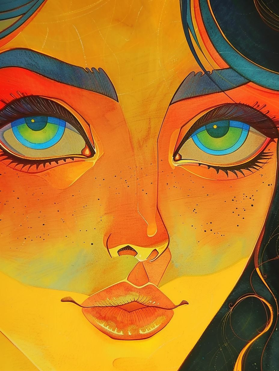 Vibrant Ethereal Female Portraits - Image 1