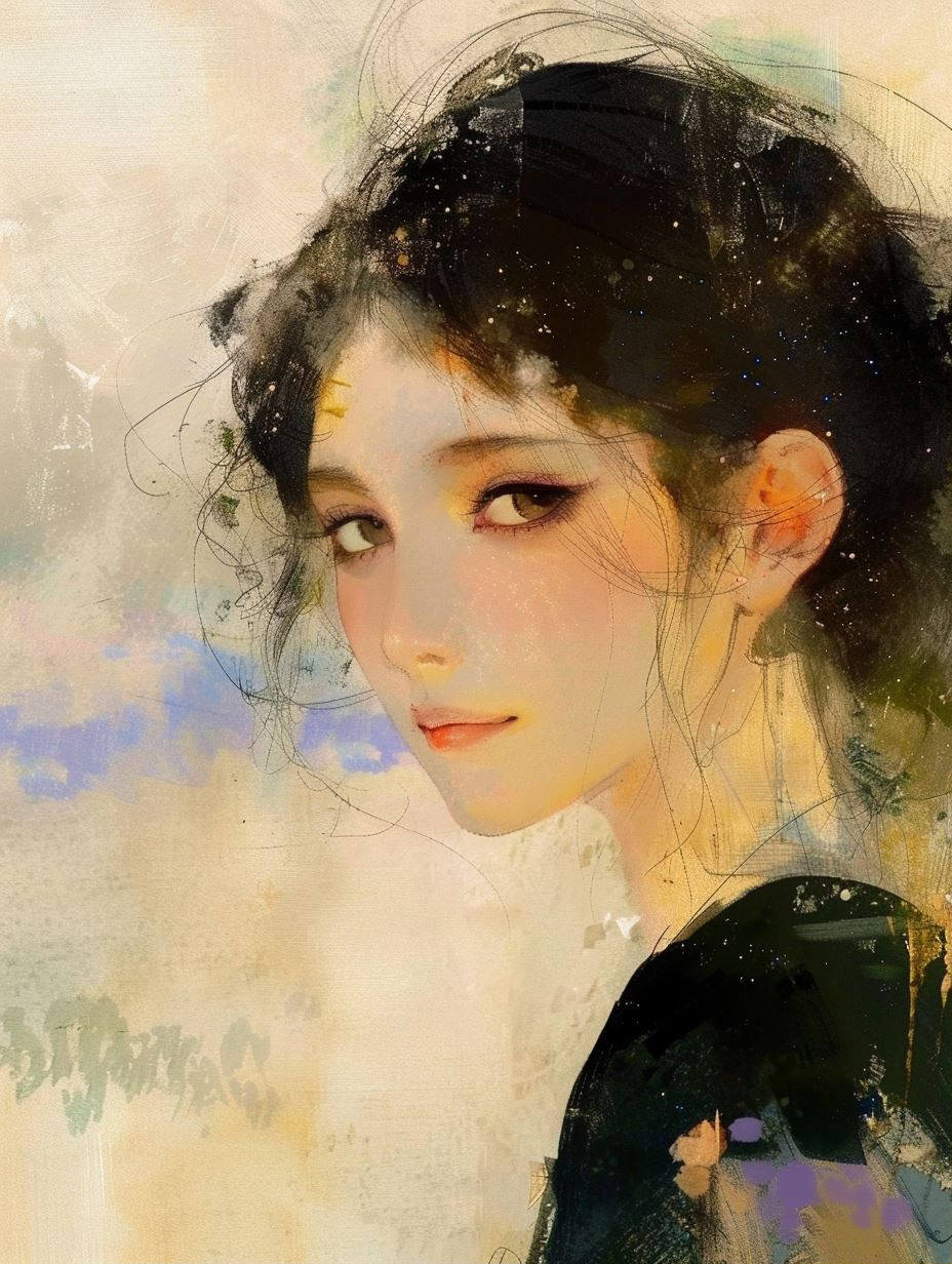 Ethereal Whispers of Painted Souls - Image 1