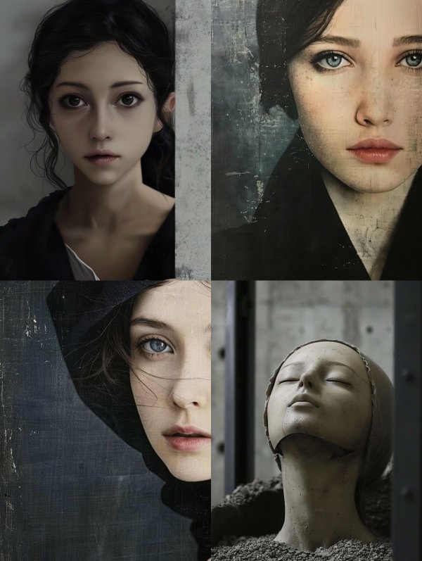 Melancholic Cinematic Portraiture Series