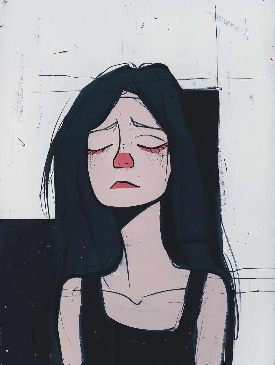 Emotional Echoes: Digital Portrait Studies - Image 3