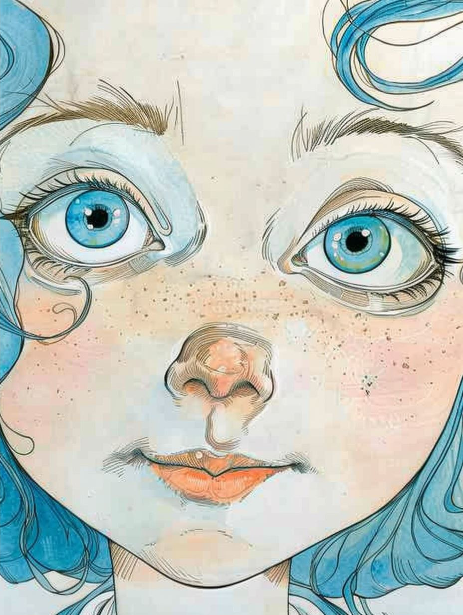Whimsical Visions of a Freckled Muse - Image 2