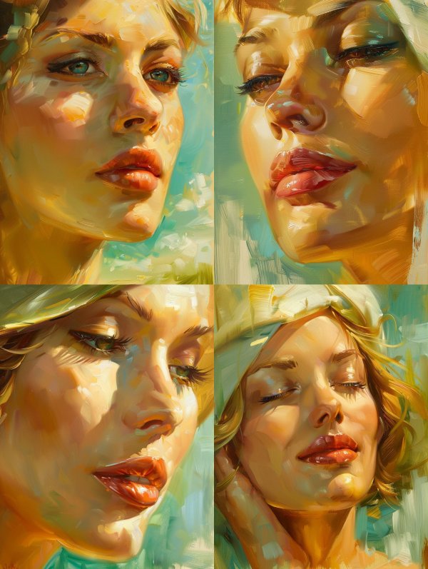 Golden Hour Glow Digital Portraits