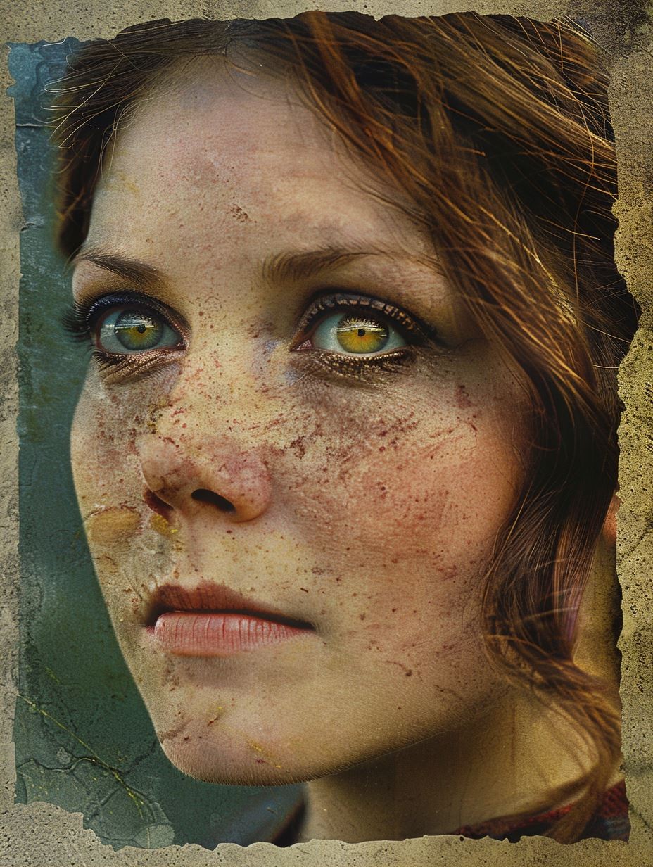Weathered Portrait of Raw Emotion - Image 2