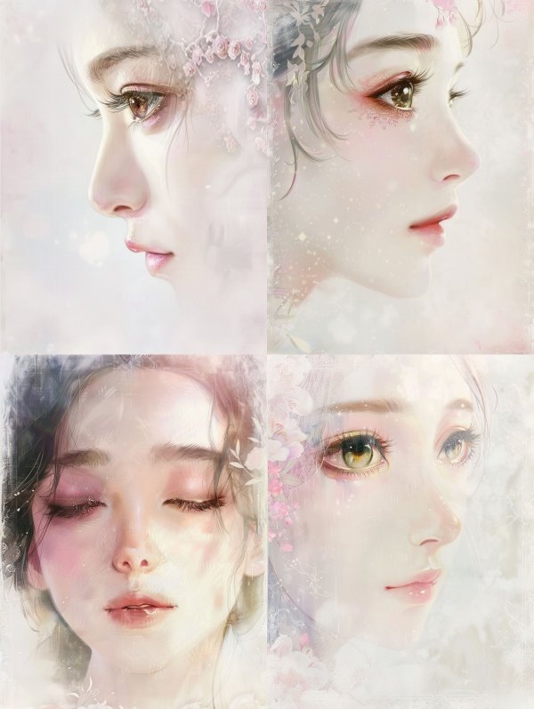 Ethereal Dreams of a Floral Maiden