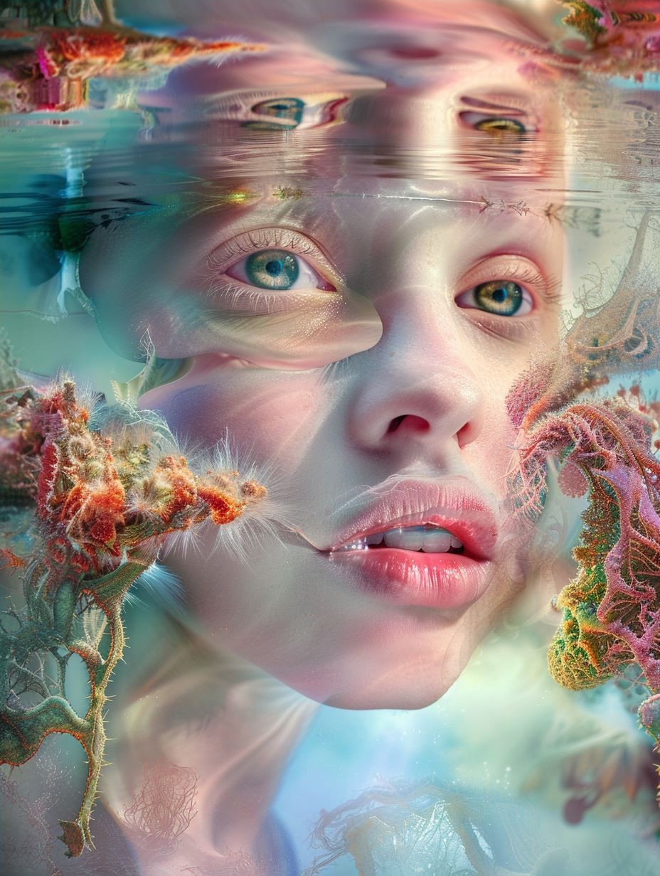 Celestial Dreamscape Portrait - Image 4