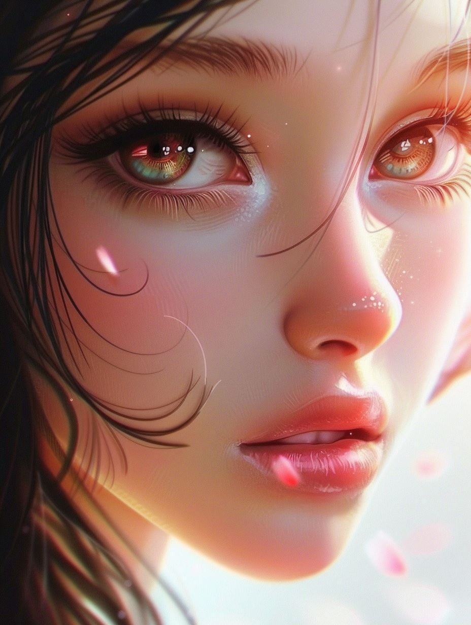 Ethereal Beauty: AI-Generated Digital Portraits - Image 2