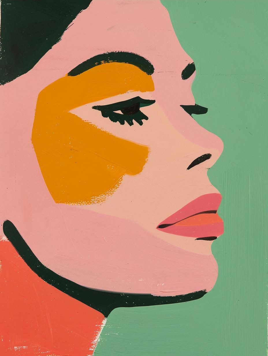 Modern Pop Art Portrait Grid - Image 3