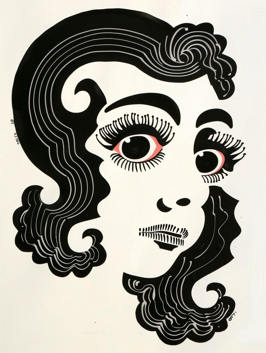 Vibrant Surrealist Pop Art Portrait - Image 4