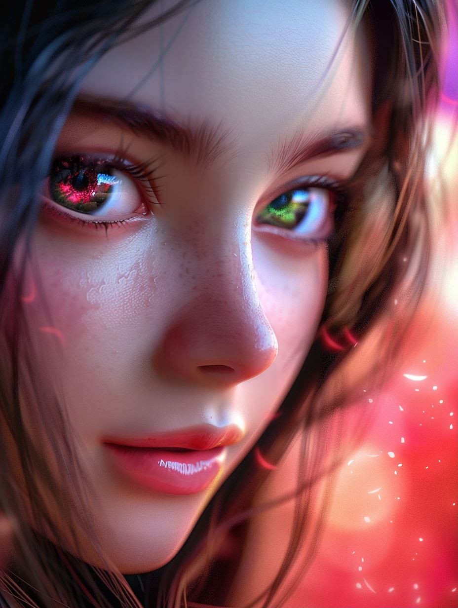 Ethereal Gazes of Digital Beauty - Image 1