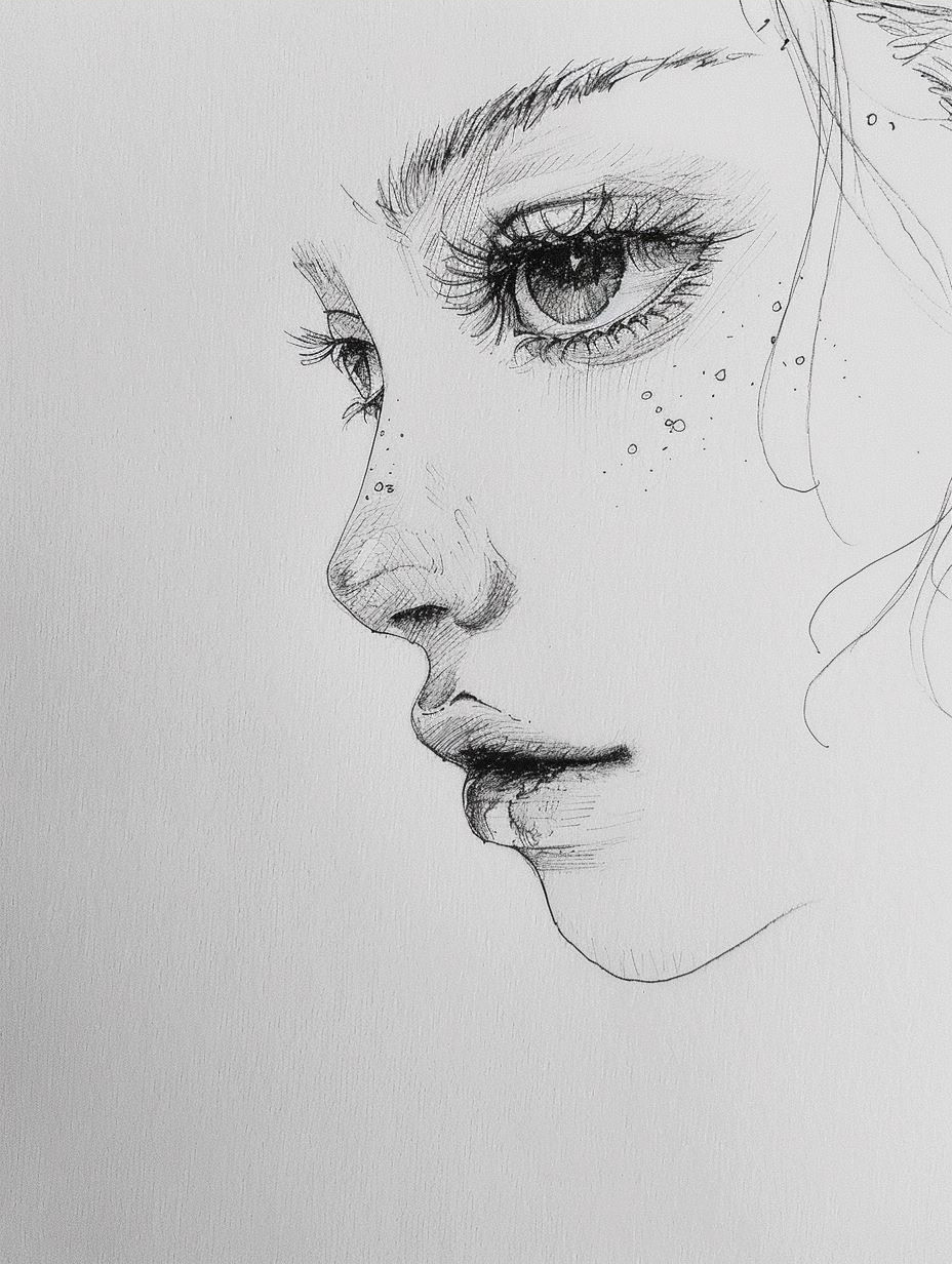 Whispers of the Soul Pencil Sketches - Image 4