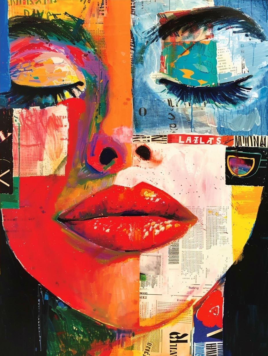 Fragmented Urban Beauty Collage - Image 4