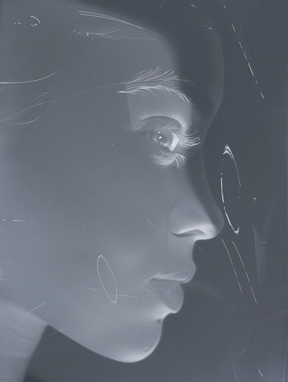 Ethereal Silver Silhouette - Image 1
