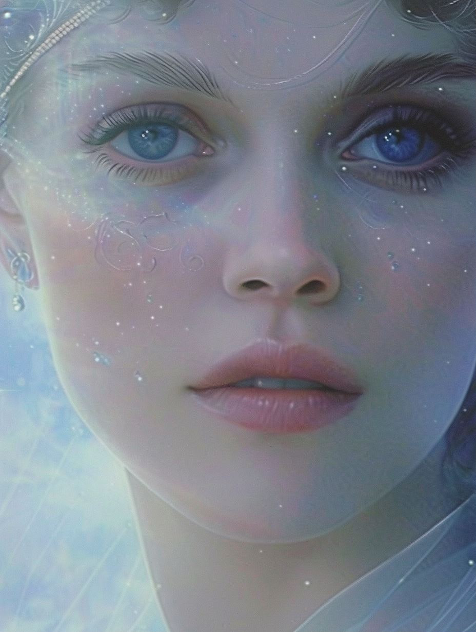 Ethereal Gaze of Celestial Beauties - Image 1