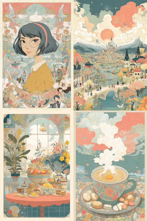 Whimsical Worlds of Pastel Dreams